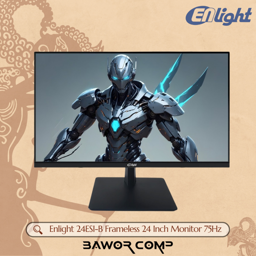 Enlight 24ESI-B Frameless 24 Inch Monitor LED 24" IPS 75Hz Gaming