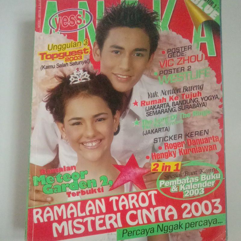 Majalah Aneka Tahun 2003 Cover Arifin Putra