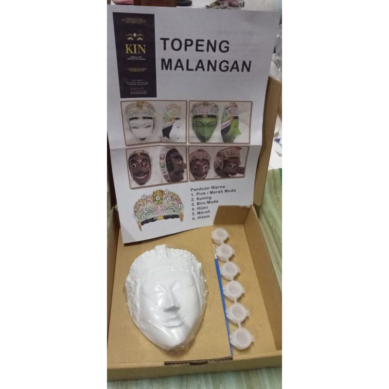 

media lukis topeng , topeng dijual terpisah