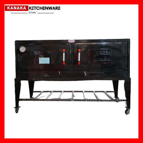OVEN GAS BIMA JAYA 165X60 / OVEN GAS API ATAS DAN API BAWAH / OVEN GAS DUA PINTU / OVEN GAS DUA DEK 