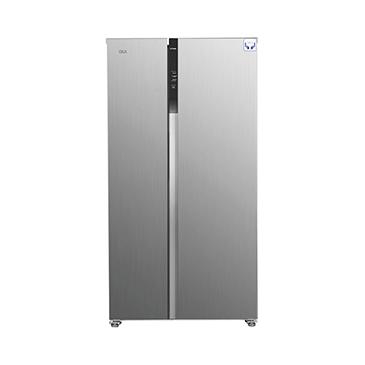 GEA 2 Door Side By Side Fridge Freezer Inox Black Glass G2D-563.R