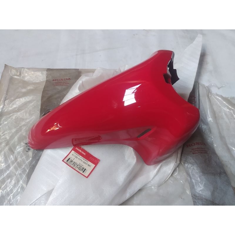 Spakbor depan Honda KARISMA 125 Merah Original baru AHM