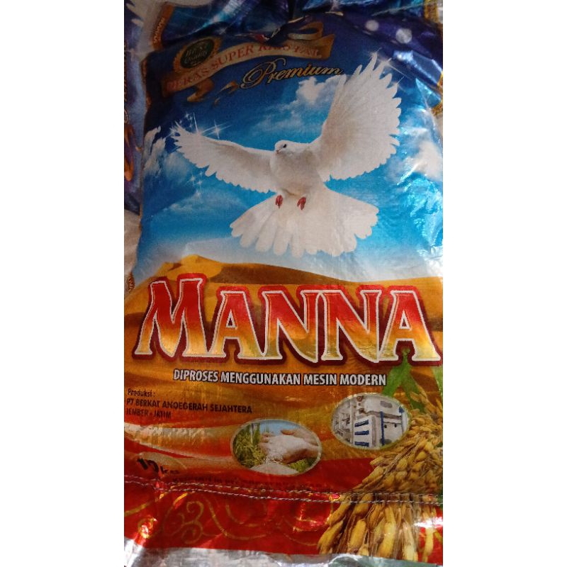 

beras manna 1 bungkus berat 5 kg