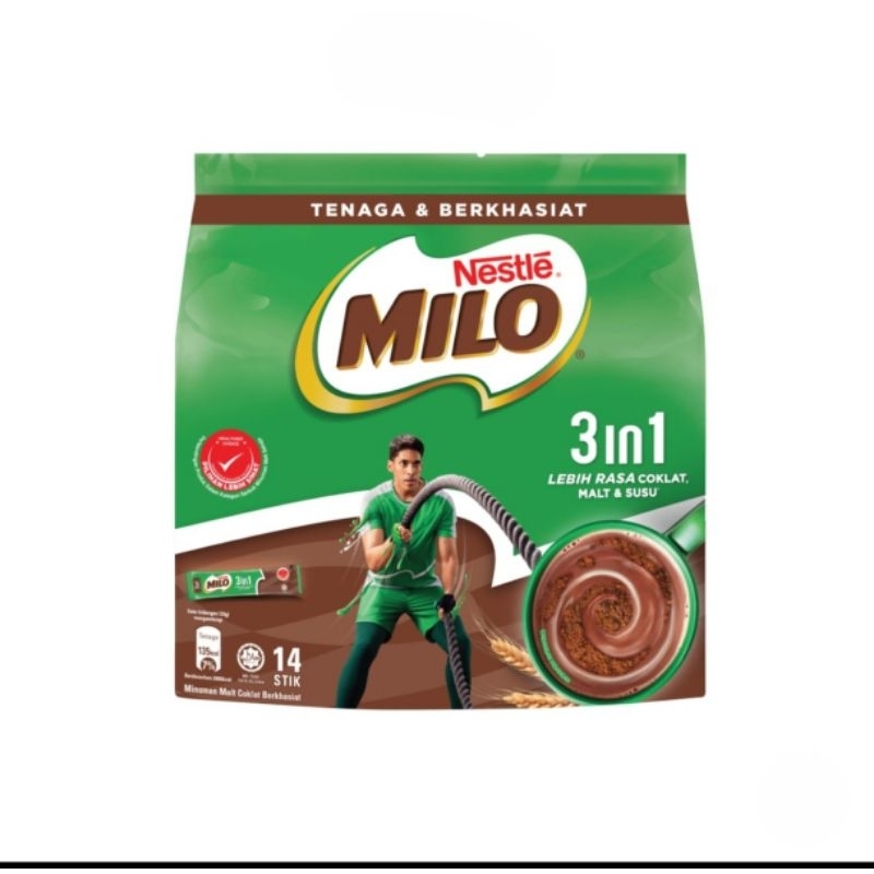 

MILO FUZE 3 IN 1 14 sachet x 33 Gram