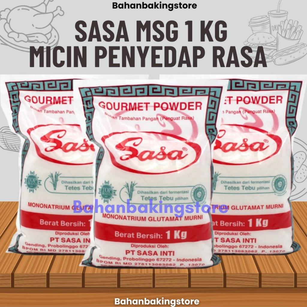 

SASA MSG Kemasan 1 Kg / Penyedap Rasa Micin SASA 1Kg