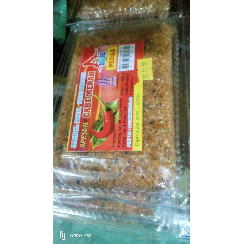

Sambel Pecel Khas Madiun Berat 450 Gram