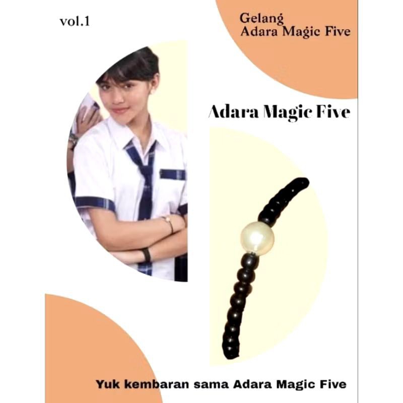 gelang manik hitam gelang magic five gelang viral kekinian