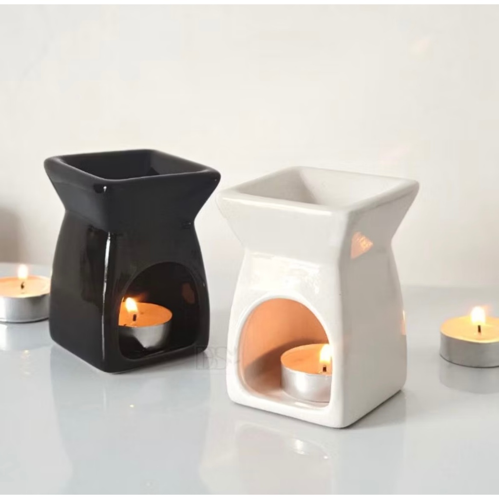 TUNGKU AROMATERAPI TUNGKU KERAMIK BAKAR LILIN ESSENTIAL AROMATIC OIL