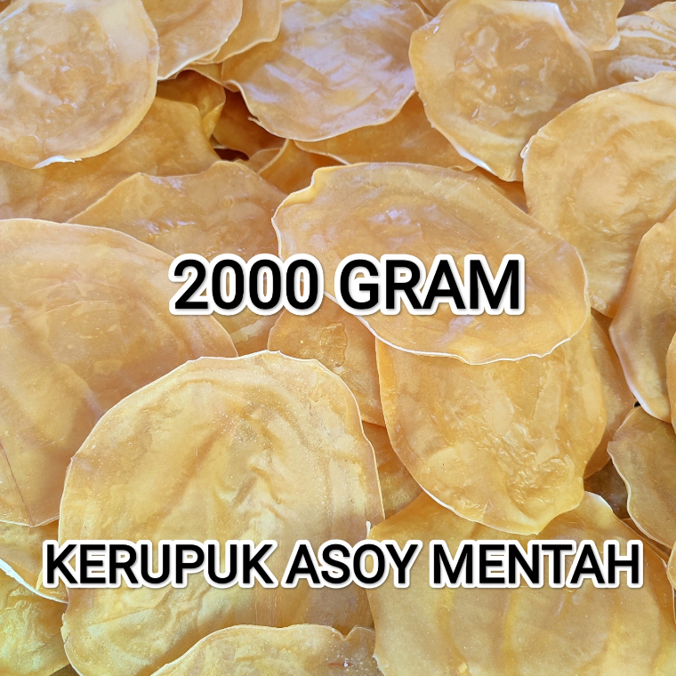

kerupuk asoy mentah khas bogor super mekar renyah & gurih