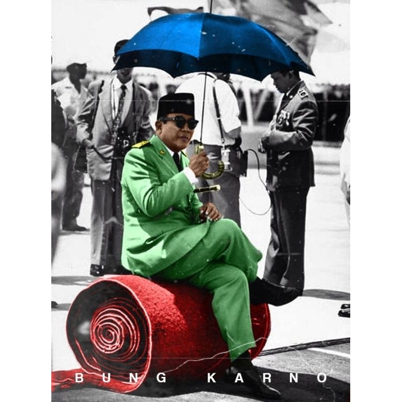 poster cetak jumbo soekarno hatta hiasan dinding macam macam ukuran