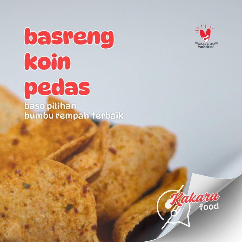 

Basreng Pedas Daun Jeruk 500 gram Dan 250 gram / Basreng Koin Pedas Daun Jeruk / Basreng Daun Jeruk / Basreng Viral Pedas