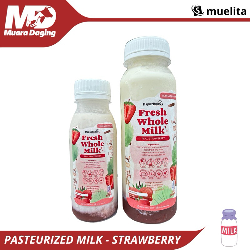 

DAPUR BUNSA Fresh Milk Strawberry - Susu Stroberi