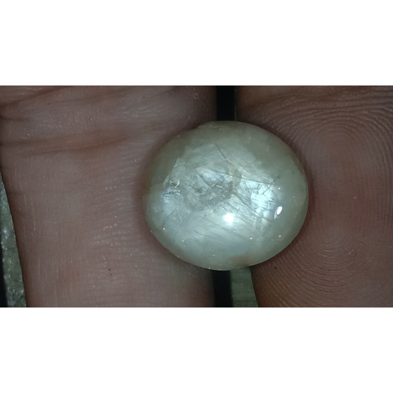 natural star white sapphire corundum