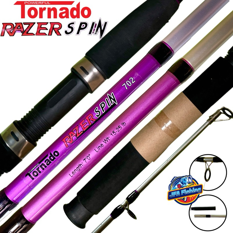 Joran Spinning Rod Tornado RAZER SPIN 7'0" / 210Cm