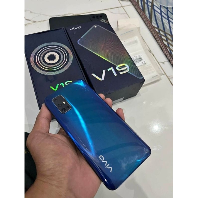 Vivo V19 128GB fullset second Termurah.