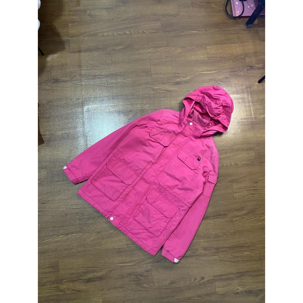 Jaket Parka Benetton tebal mantab dan outer hitam