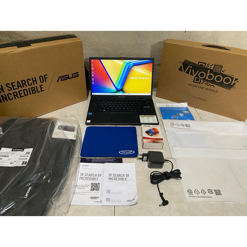 Laptop Asus Vivobook Go 14/15 Super muluss like new, Pemakaian 1 minggu