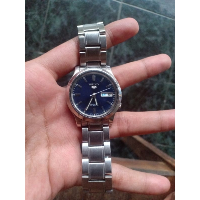 Jam SEIKO 5  SNK793K1 automatic 21 jewels Blue