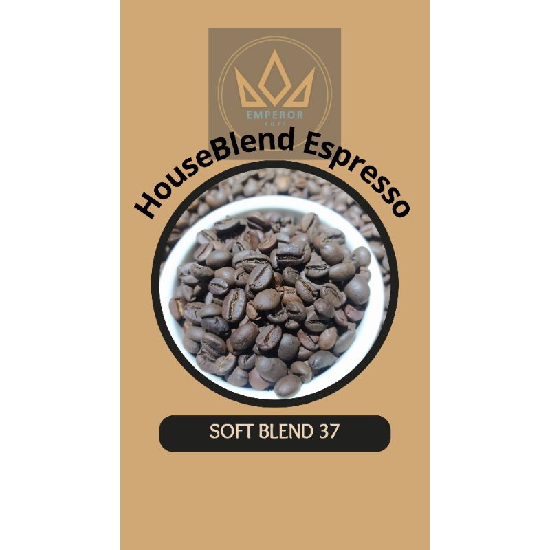 

RoastedBean Espresso HouseBlend 37 Biji Kopi Sangrai Bubuk Kopi
