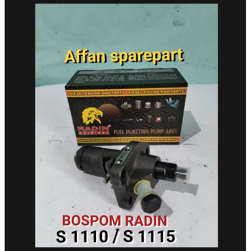 FUEL INJECTION PUMP BOSPOM S 1110 / S 1115 ASLI RADIN