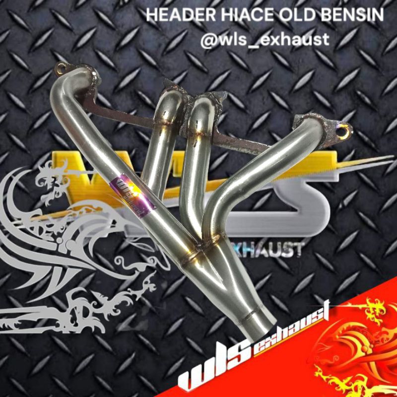 HEADER 41 HIACE OLD BENSIN WLS EXHAUST