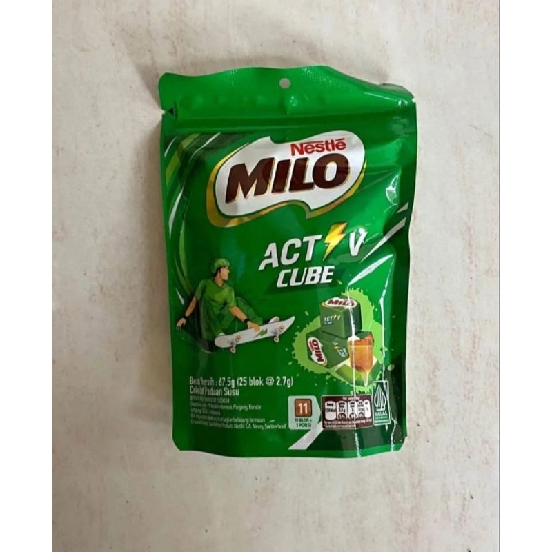 Nestle Milo Active Cube 25 pcs / Permen milo / Milo kotak