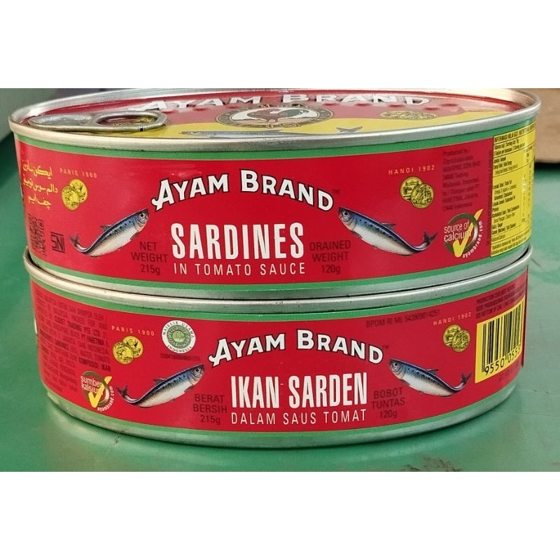 

Ayam Brand Sarden Saus Tomat 215gr