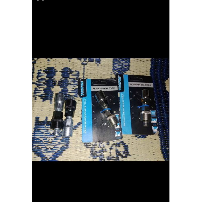 Toopre Crank Extractor Sepeda - Crank Tracker + Cap - Kunci Treker - Kunci Gir Sepeda