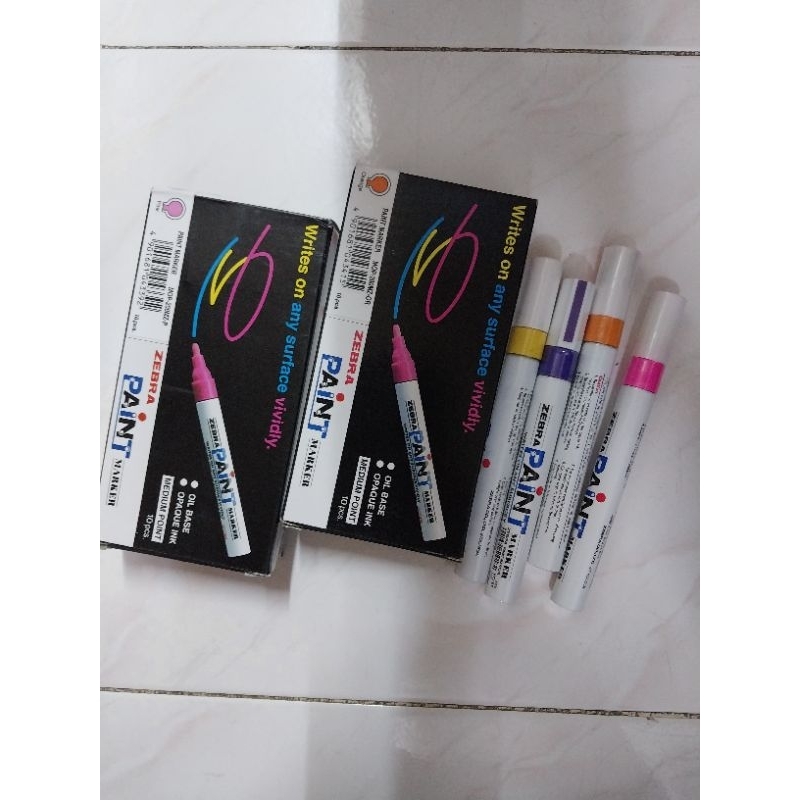 

SPIDOL PAINT MARKER ZEBRA harga 1 pcs