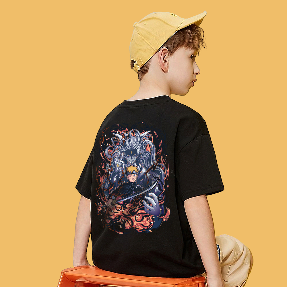 Cat Oyen Kaos Anak Distro Boruto Momoshiki Pria Wanita Cotton Combed 24s