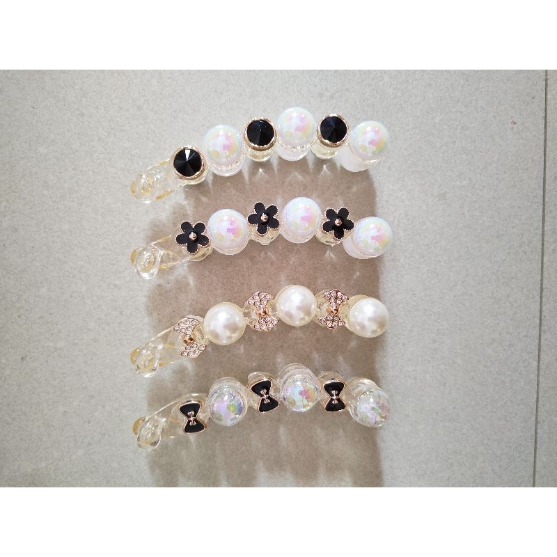 Jepit pisang mutiara premium