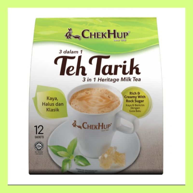 

ChekHup Teh Tarik 3 in 1 Heritage Milk Tea 12 x 40 g