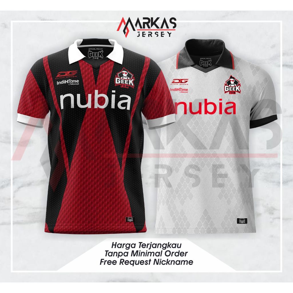 JERSEY BAJU KAOS GEEKFAM ESPORTS NEW 2025 MPL INDONESIA SEASON 15 MOBILE LEGENDS FREEFIREE AOV DOTA 