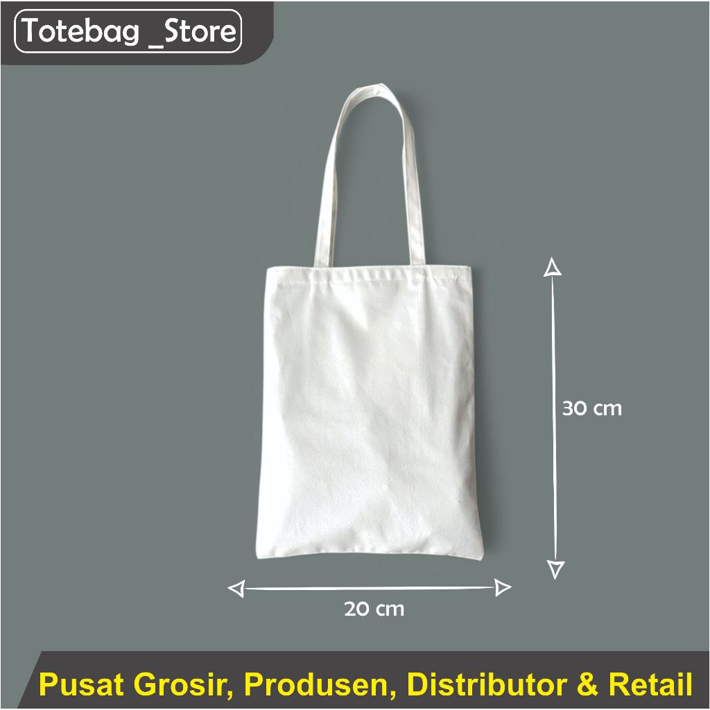 Totebag Tas Blacu (20x30) Polos Ready Stock Premium Ecoprint Lukis Tiedye Termurah