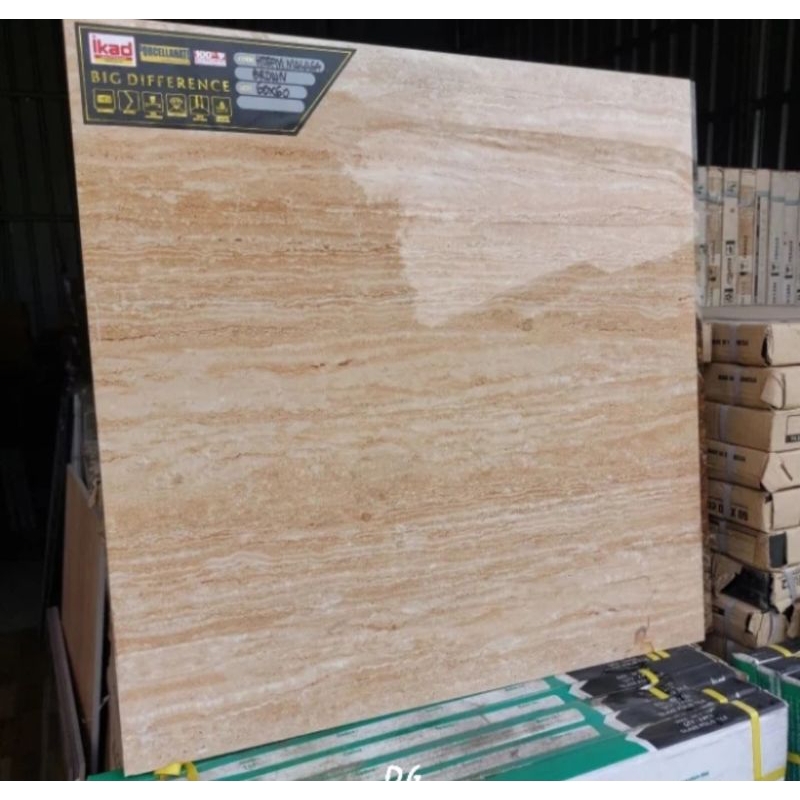 GRANIT IKAD 60X60 MALAGA BROWN & IVORY GLAZINGPOLISHED