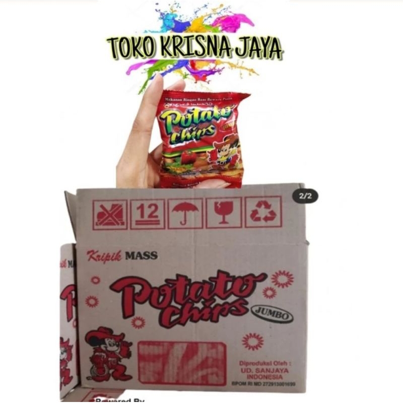 

1 DUS SNACK JADUL GOLDEN CHIPS KEMASAN 6 RENCENG ISI 60 PCS X 10 GRAM