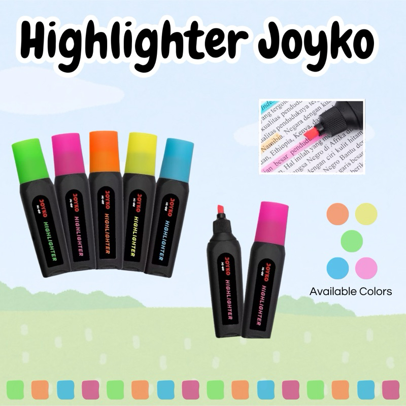 

Penanda Berwarna Highlighter Joyko HL-88