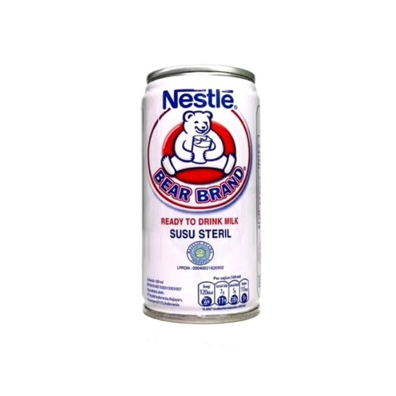 

BEAR BRAND SUSU STERIL 189ML SIAP MINUM