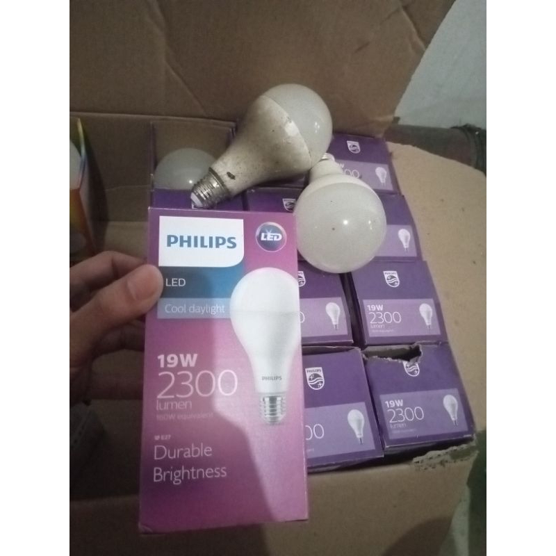 Lampu Led Philips 19w off/mati/bahan 19 watt