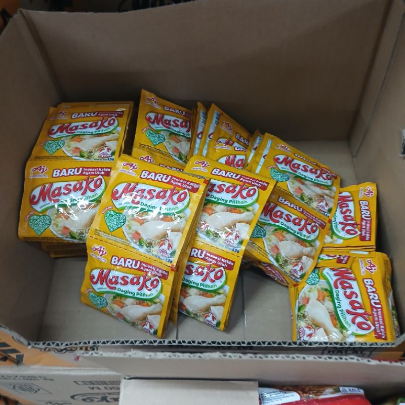 

Ajinamoto Penyedap Rasa Masako 9/8.5gr 1Dus (Isi 60)