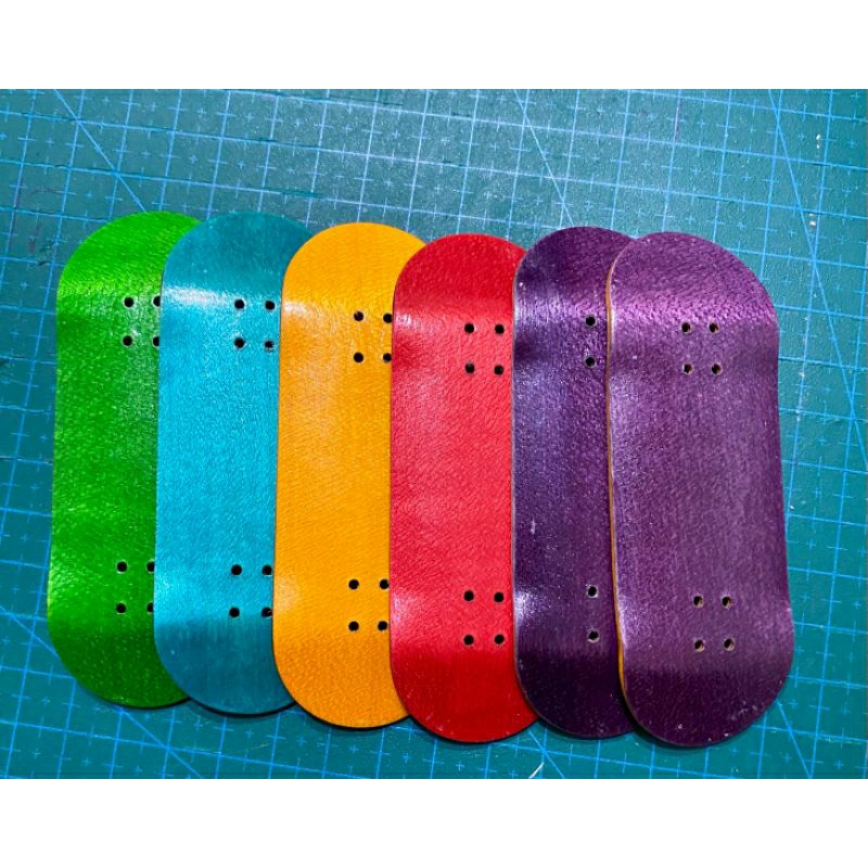 SANDWICH MEDIUM COLOUR - Popsicle Shape Blank Deck Fingerboard
