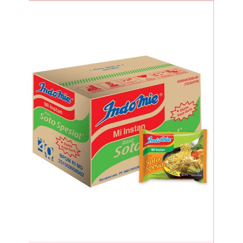 

INDOMIE ALL VARIAN 1 DUS ISI 40 PCS / MIE INSTAN