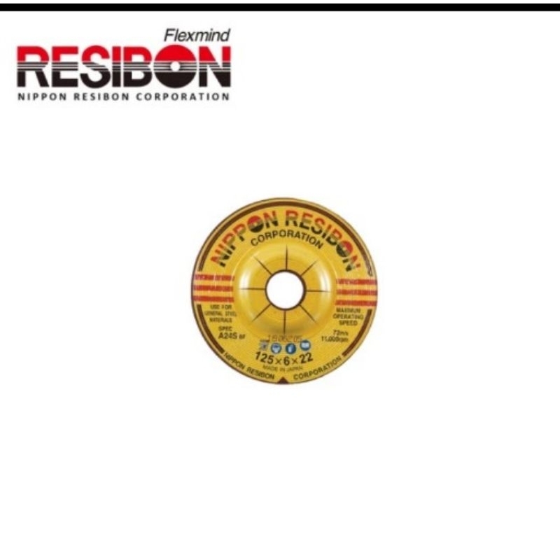 Mata Gerinda Poles Nippon Resibon 5 inci / 125x6x22