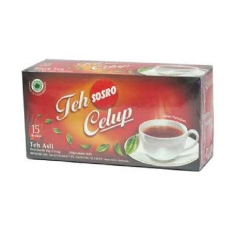 

Teh Celup Sosro Isi 15 Bags