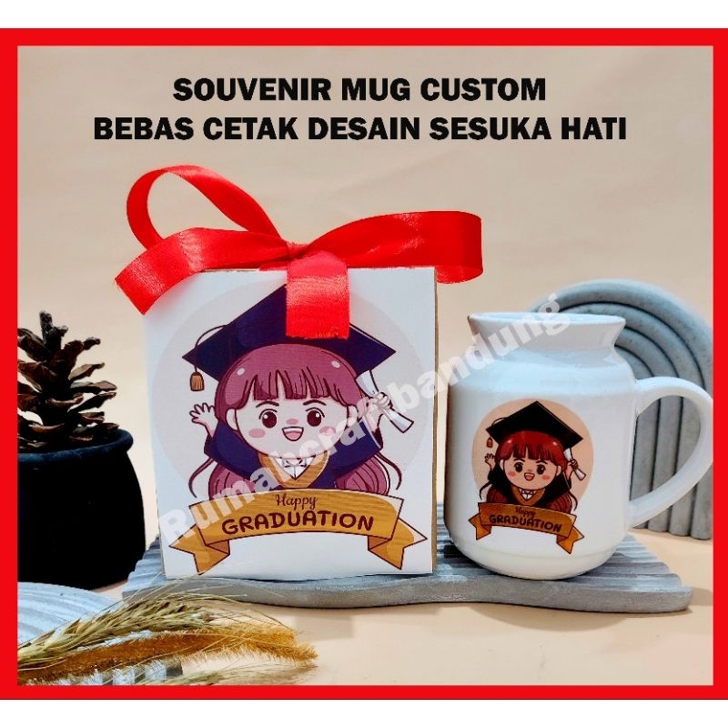 souvenir lucu - mug custom - souvenir aestetik - souvenir ulang tahun - souvenir aqiqah - souvenir m