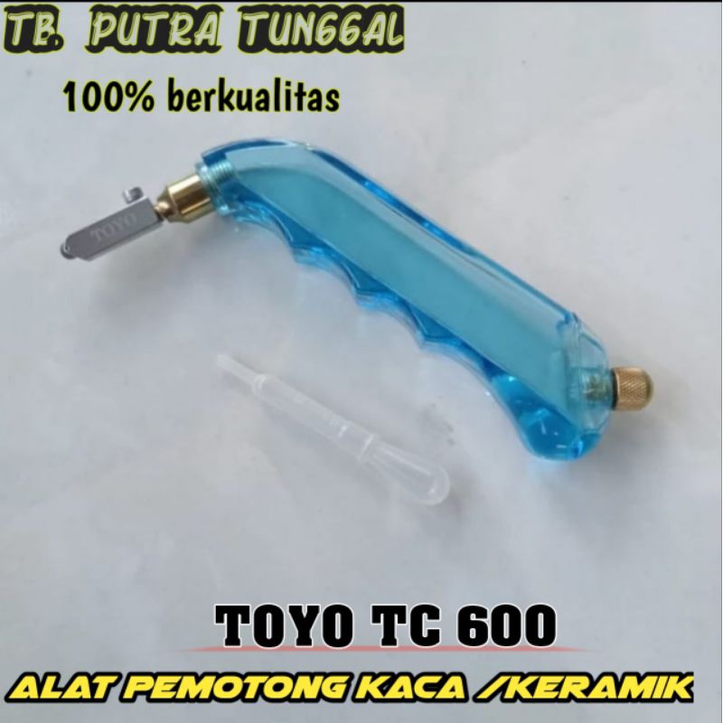 

Oil glass cutter TOYO TC 600 Original Made In JAPAN pisau potong kaca, alat pemotong kaca