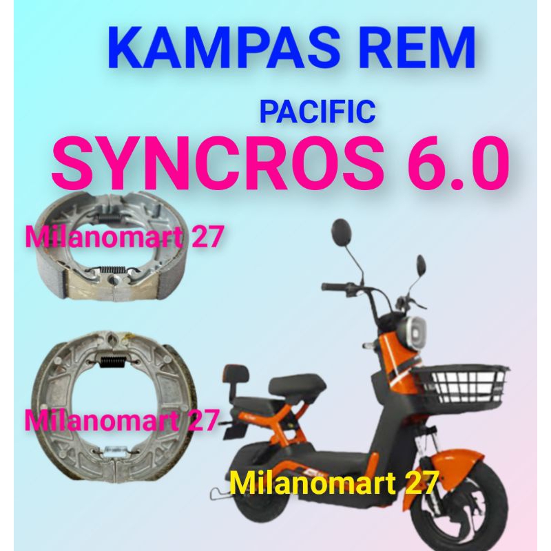 kampas rem pacific syncros 6.0 kampas rem sepeda listrik PACIFIC SYNCROS 6.0