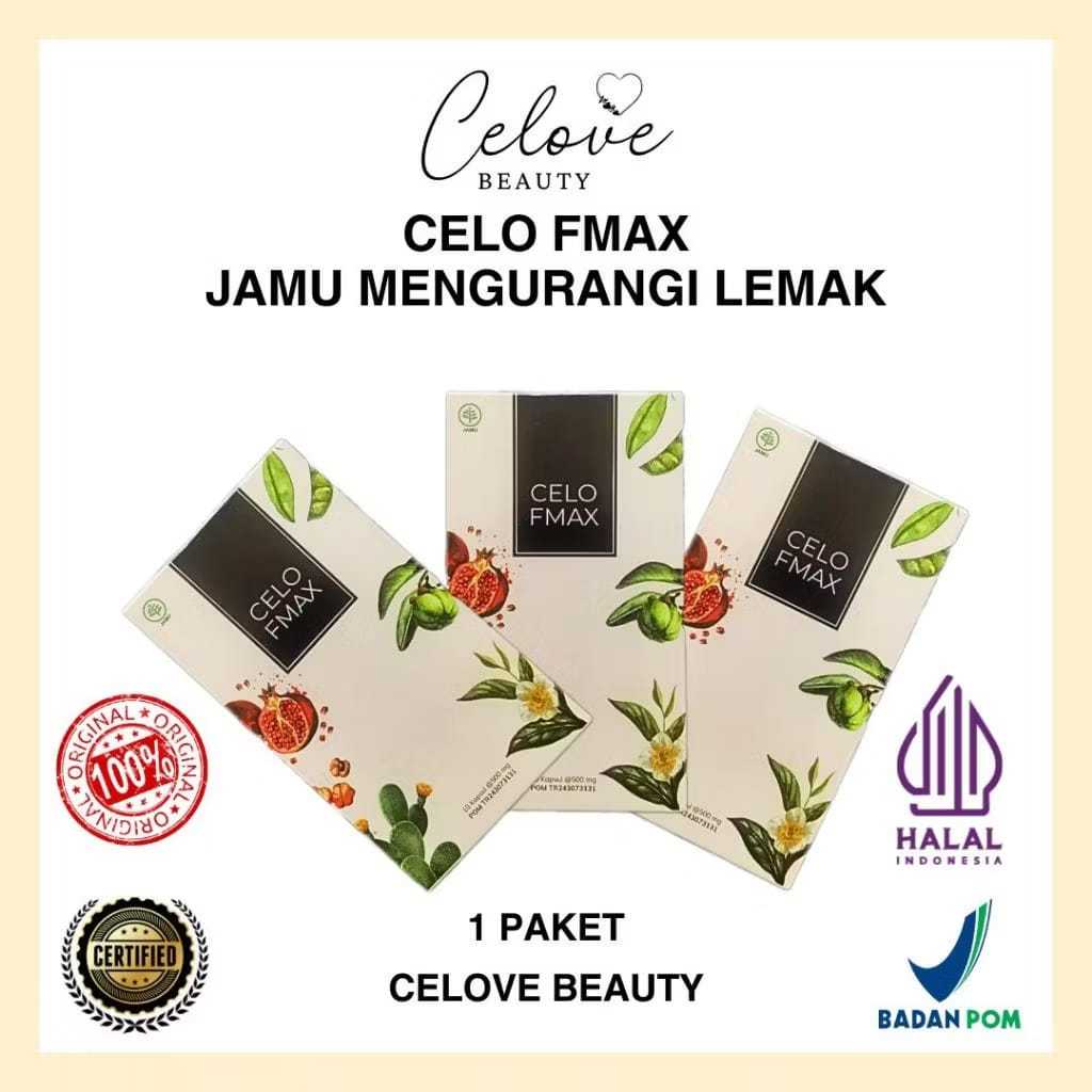 [ Ready Stock ] Celo Fmax Celo Pelangsing Herbal ( BPOM ) || CELOVE BEAUTY