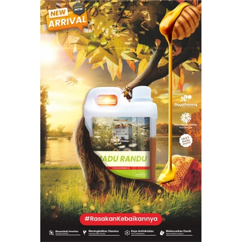 

RoyalHoning Madu Randu 1kg Kaya Manfaat Madu Murni