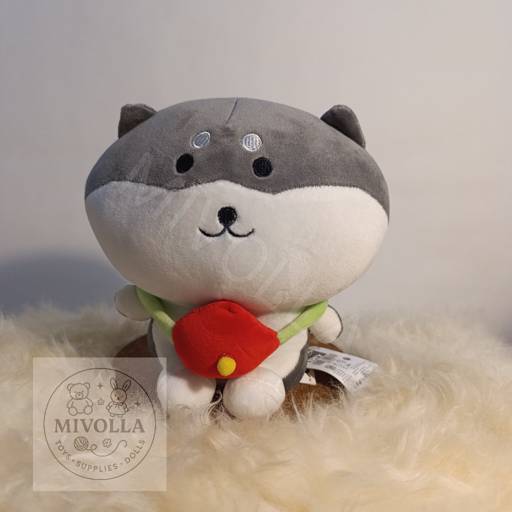 Boneka Mewah Shiba Inu Boneka Hewan Berbulu Lembut